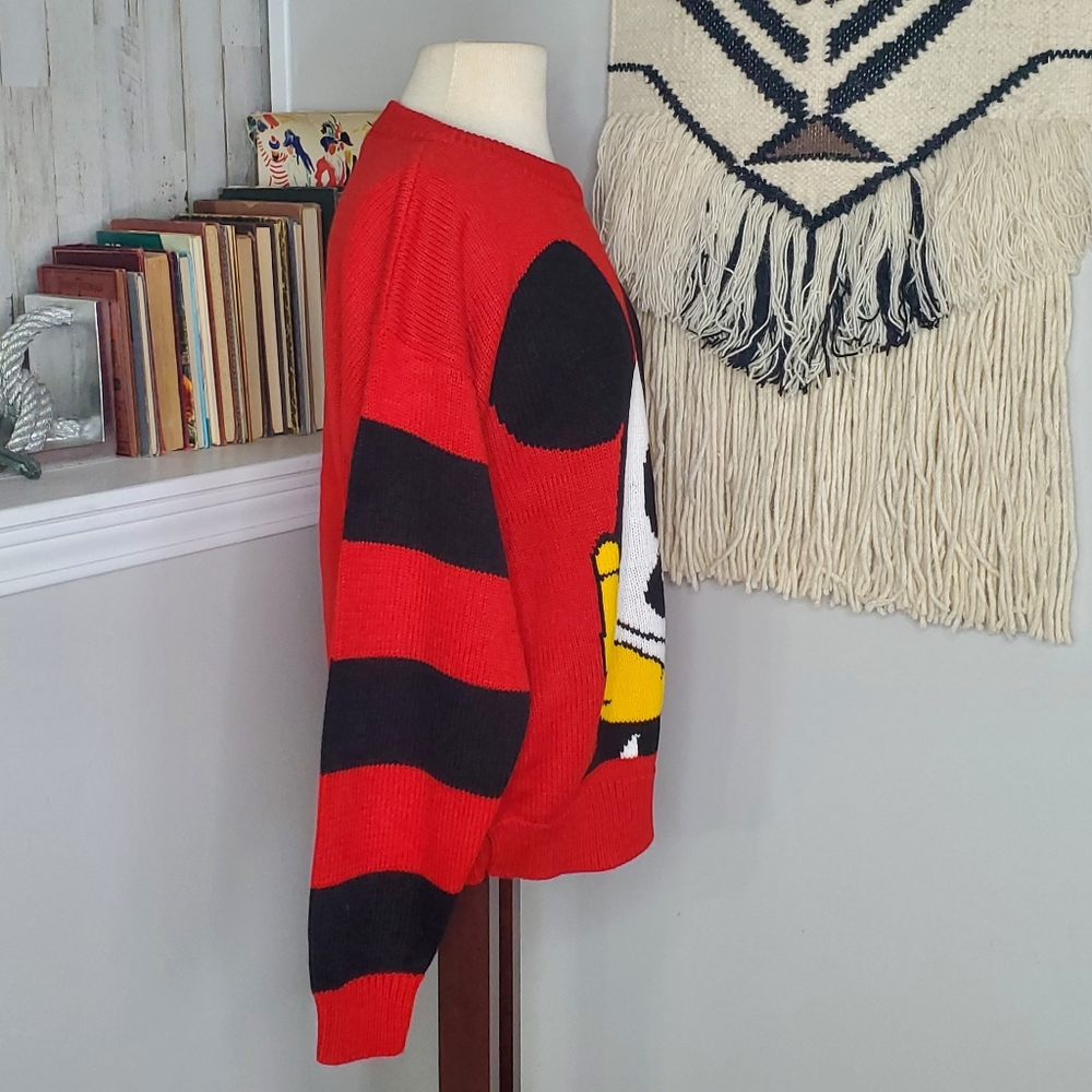Vintage 90's Mickey Mouse Sweater NWOT Disney L - Picture 2 of 4